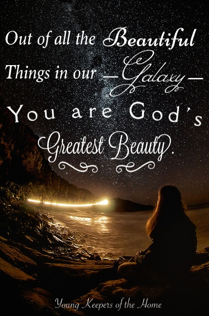 God's Greatest Beauty is You!